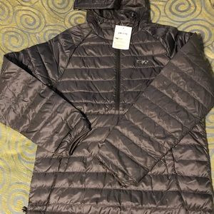 NWT Outdoor Research Men’s Transcendent Down Pullover Large Black
